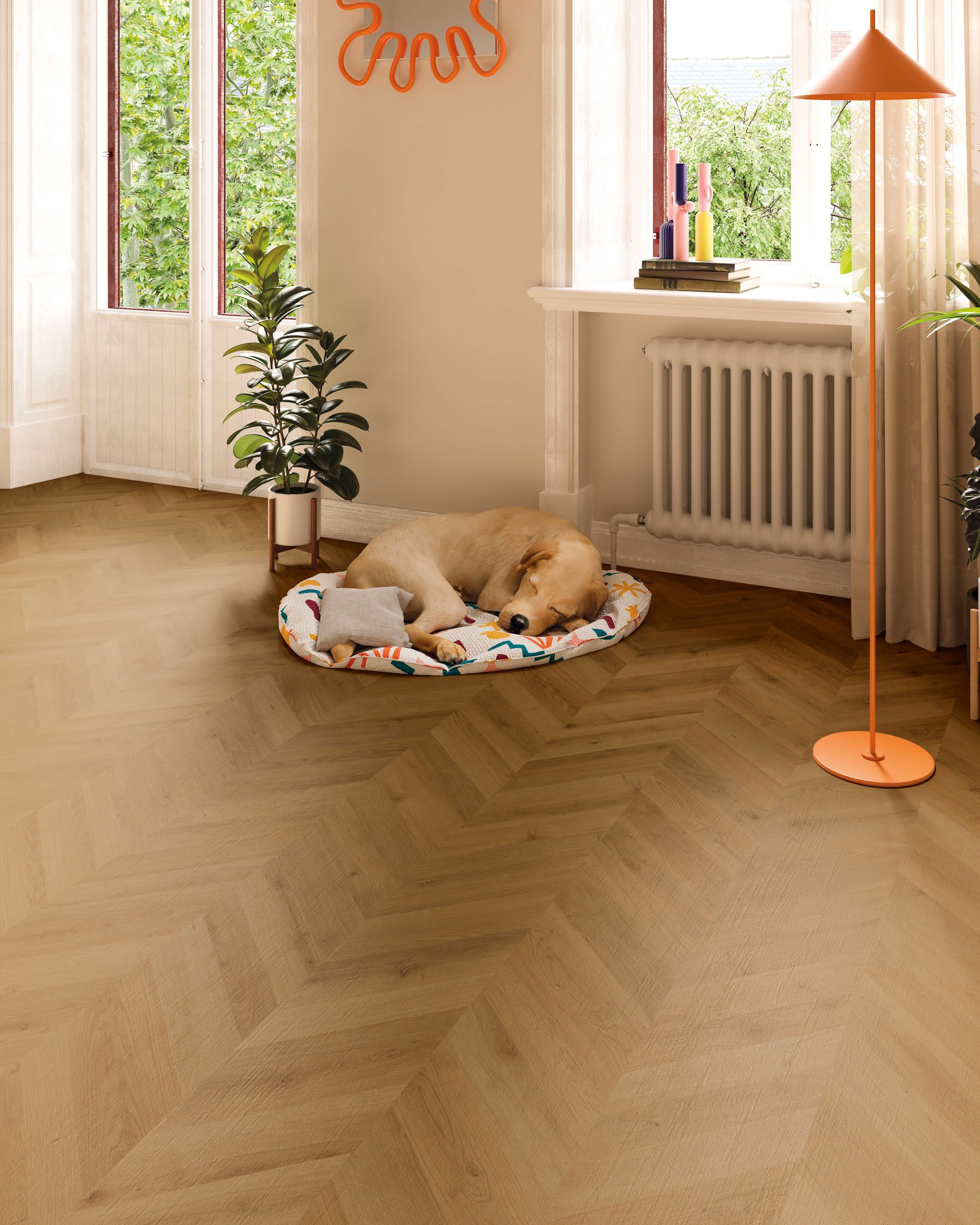 Pavimento Laminado Dijon Chevron 281B