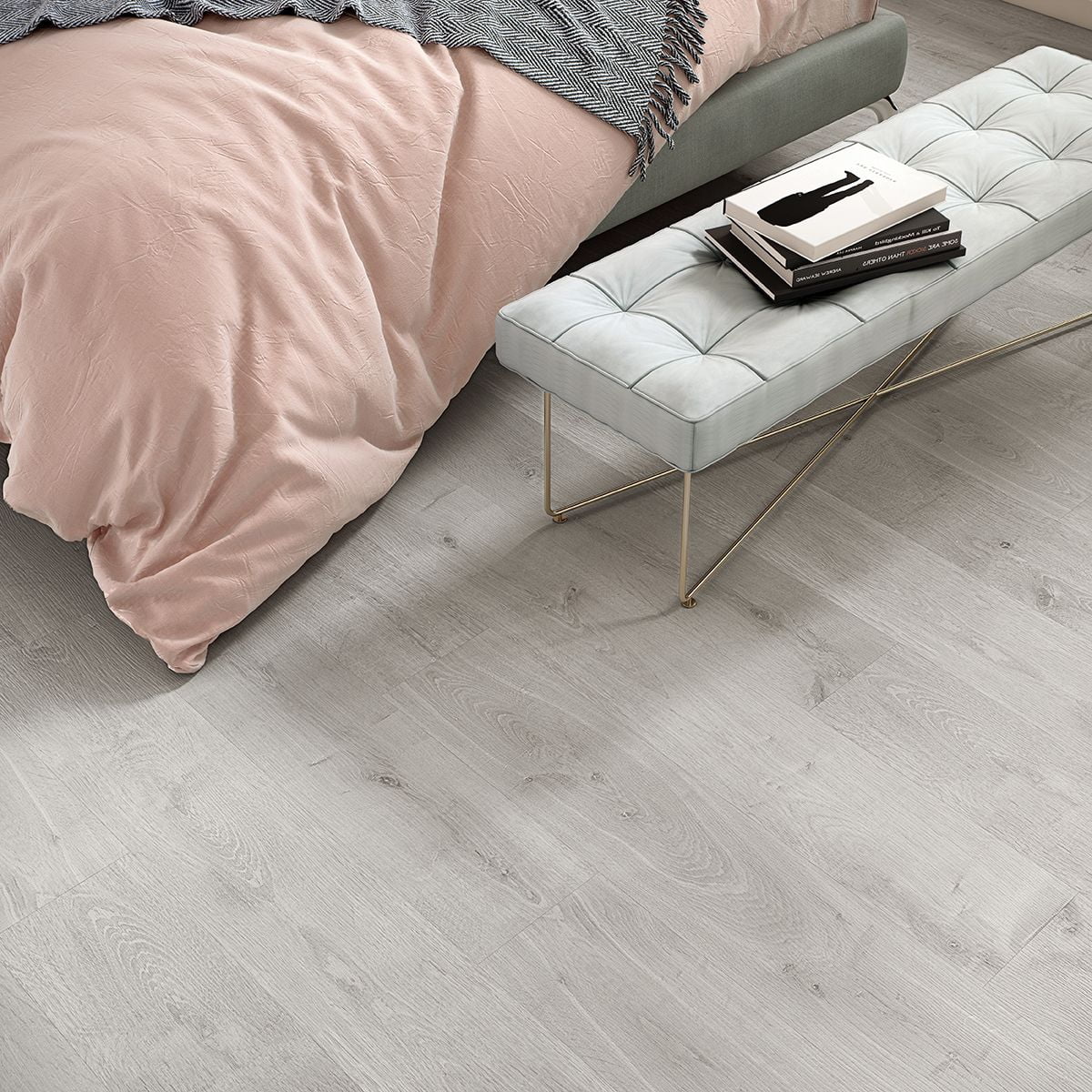 Pavimento Laminado Titanio Oak 77N