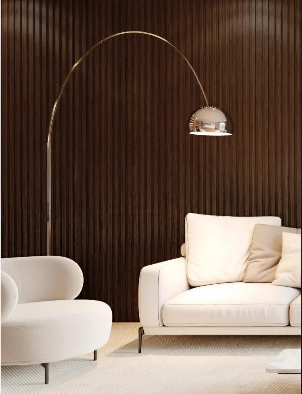Full Line Two-Slatted Decorative Mahogany Panel
